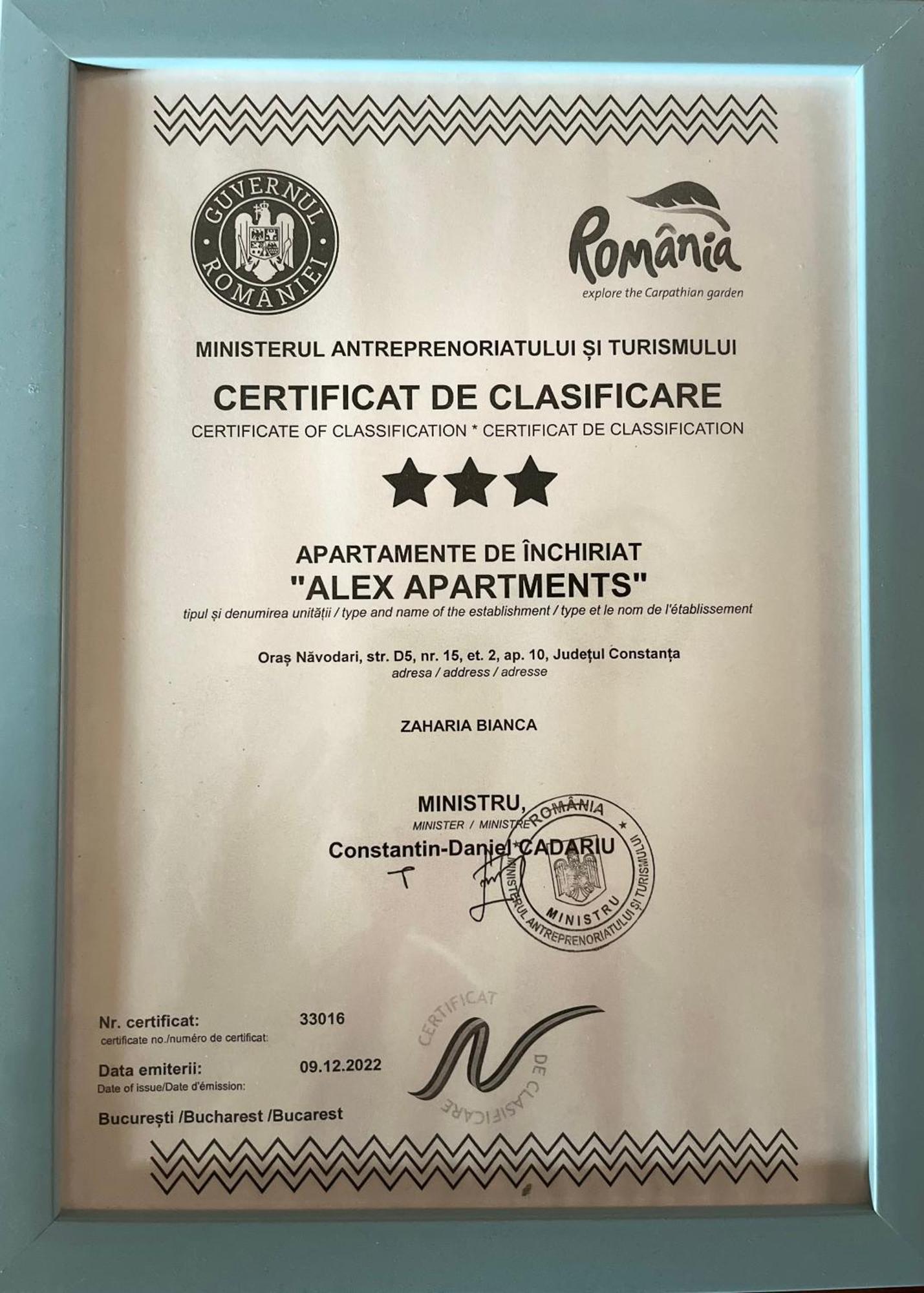 Alex Apartments Năvodari Buitenkant foto